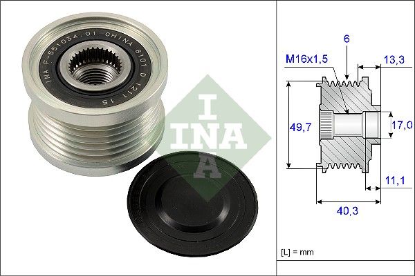 INA 535009310 | Alternatör Kasnağı (Nissan)