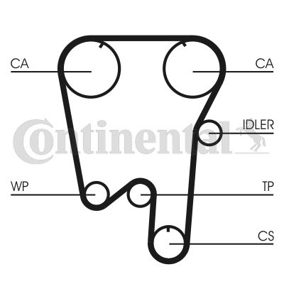 CONTINENTAL CTAM CT902 | Triger Kayışı