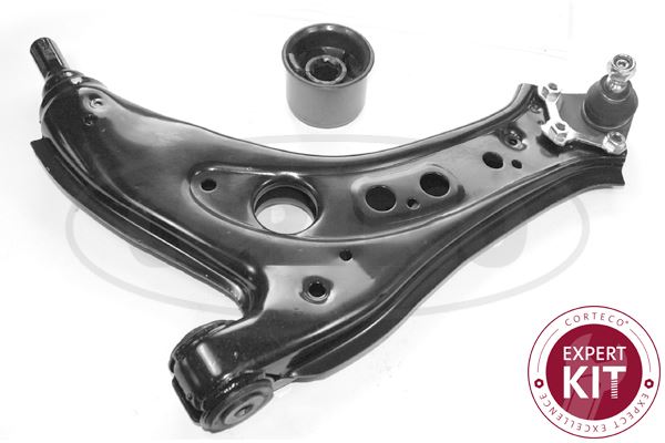 CORTECO 49400078 | Salıncak Ön Sol Alt Rotilli Kit Polo 02 > 10 Cordoba 03 > 09 Ibiza 02 > 10 Fabia 00 > 10 Roomster 06 > 10