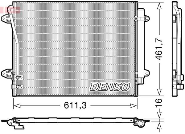 DENSO DCN32012 | Klima Radyatörü Vag Passat, CC, Passat CC