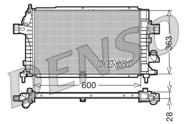 DENSO DRM20100 | Radyatör
