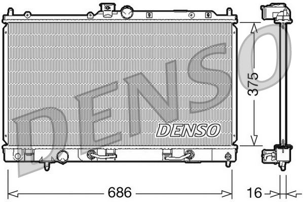 DENSO DRM45024 | Radyatör