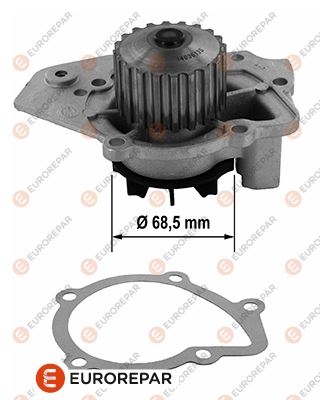MOPAR (PSA) 1637172580 | Erp Su Pompası Oem 1201.60-1201.48-1201.51-1201.48-1201.51 (Iam)