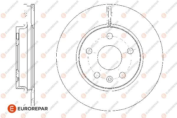 EUROREPAR 1676009580 | Fren Diski Ön (Sıparıse Kapalı) Insignia A Bm 09 -