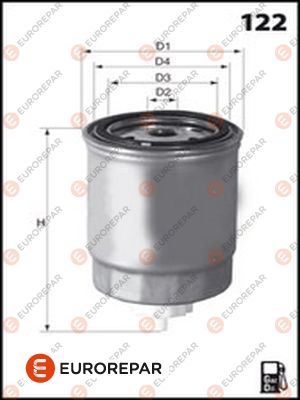 EUROREPAR E148164 | Yakıt Filtresi E36-E34 M51 91-95