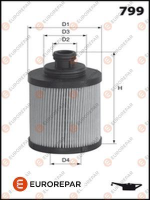 EUROREPAR E149113 | Yağ Filtresi Fiat 500 Albea Doblo Fiorino G.Punto Linea Panda 1.3 Mjet Alfa Romeo 07>