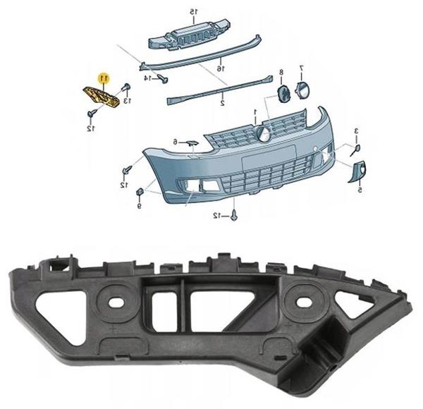 GKL 292803 | Tampon Braketı Ön Sağ Caddy 11 > 15