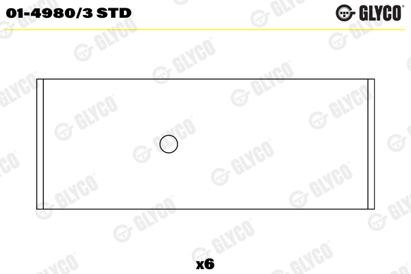 GLYCO 0149803STD | Kol Yatak Citroen C1 107 Aygo Yaris Sirion Cuore 2005 -