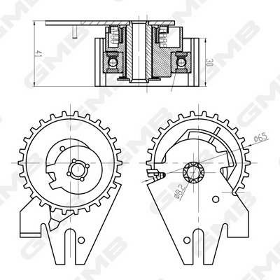 GMB GTB0390 | Triger Gergisi Alfa Romeo 145