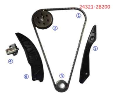 GMB GTCK-HY009-1 | Zincir Seti Accent Blue / i20 / Ix20 / i30 G4fa 1.4-1.6 Benzin 2007 -