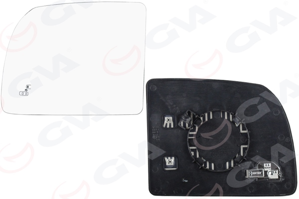 GVA 1175126 | Ayna Camı Sağ VW Crafter 17-Konveks Isıtmalı Blis Li