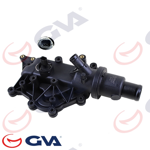 GVA 5111322 | Termostat 89C Komple / 2 Fiş Müşürlü Megane II-III-Fluence-Laguna II-III-Clio III 1.6-1.4 16V