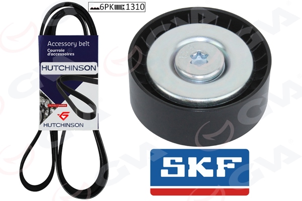 GVA 59A9013 | Alternatör Gergi Kiti Kütüksüz Astra H 1.3 CDTI 05 > Klimalı K036pk1310