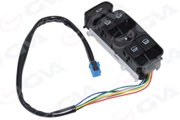 GVA 8099030 | Cam Açma Salterı Ön Sol Siyah Mercedes C-Class W203 S203