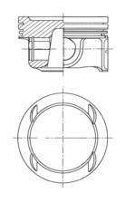 KOLBENSCHMIDT 41784600 | Piston Segman Std 72,5mm Opel Mokka/Mokka X J13 Astra J Corsa E 1.4 A14NET Euro 5
