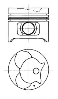 KOLBENSCHMIDT 91372610 | Piston 601 89,70mm