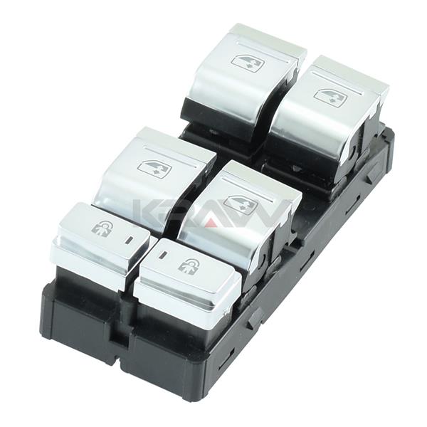 MCAR AN-1514C | Cam Anahtarı Krom Sol 4Lu A6 A7 E-Tron 19 -