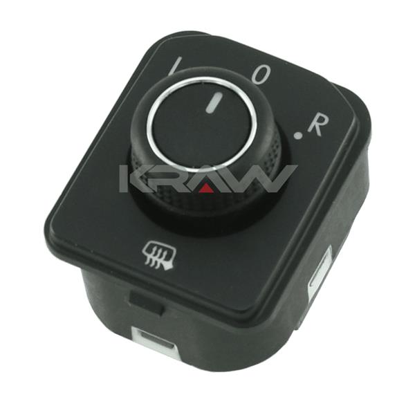 MCAR AN-447 | Ayna Ayar Düğmesi (Elektronık Ayarlı Ve Isıtmalı) Arteon Crafter Caddy Golf VIII Passat Teramont Tıg