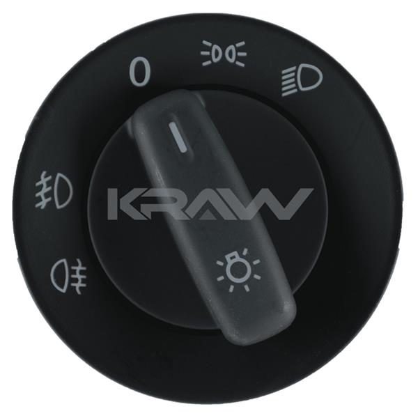 MCAR AN-462A | Far Açma Kapama Anahtarı Golf 5 Passat Caddy T5 Çift Sisli (Pin 10)