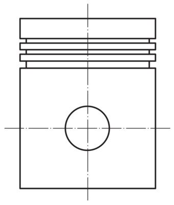 MAHLE 002 05 00 | Piston 115 87.00 mm (Std) 200