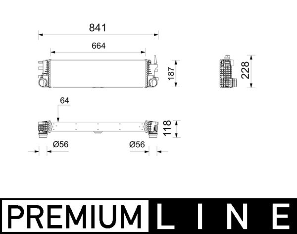 MAHLE CI 742 000P | Turbo Radyatörü Mercedes W907 W910 Sprinter