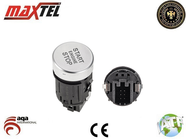 MAXTEL 160 31 217 | Start Stop Düğmesi Audi A6 (4G2,C7) (11-18) , Audi A7 (4G,C7) Sportback (10-18) 4Ga,4Gf