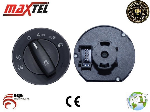 MAXTEL 16106431 | Far Açma Kapama Anahtarı Golf V Caddy III Jetta III Passat Touran 03 > 16