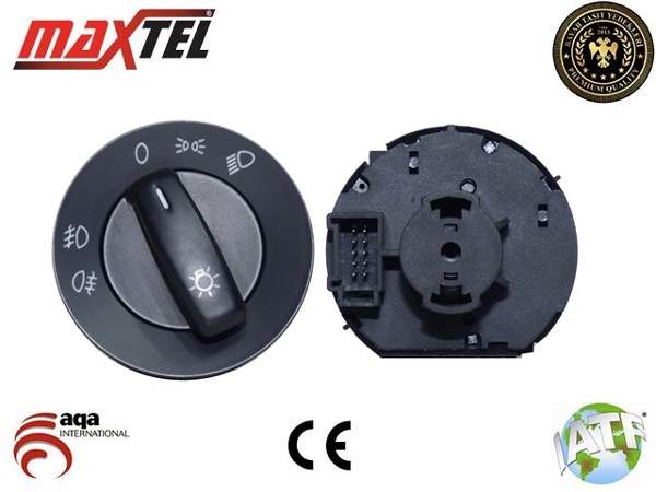 MAXTEL 161 06 432 | Far Anahtarı Volkswagen Bora, Golf IV, Jetta, Passat, Tiguan