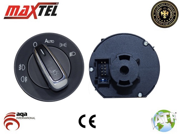 MAXTEL 161 06 434 | Far Anahtarı VW Caddy III/Eos/Golf V/Jetta III-IV/Passat B6/Touran I