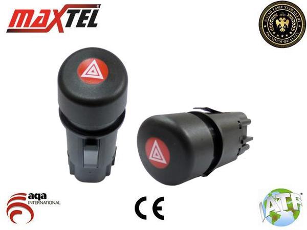 MAXTEL 162 02 350 | Dörtlü Flaşör Anahtarı 7 Fişli Ford Transit V184 01-06, Ka 97-99