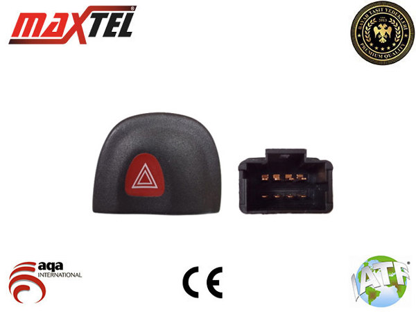 MAXTEL 162 04 867 | Dörtlü Flaşör Anahtarı 8 Fişli Renault Megane I 96-03