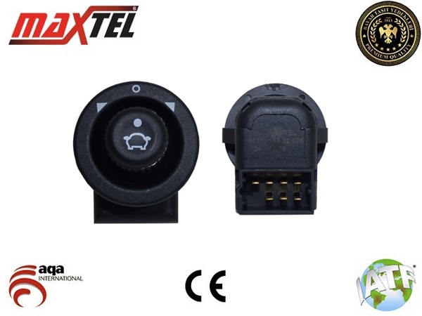 MAXTEL 16602676 | Ayna Ayar Anahtarı Transit V184 Focus (98 04) Fiesta Fusion Ka (05 08) Mondeo (00 07) Conncet 02 > 14