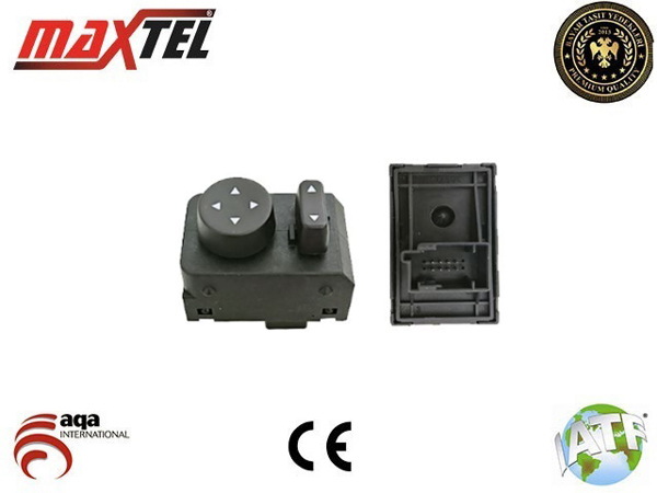 MAXTEL 166 05 444 | Ayna Ayar Anahtarı Fiat Punto Grande (05-11) 8Pın