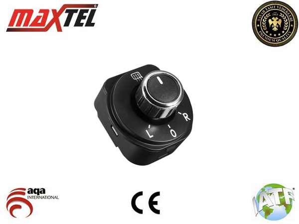 MAXTEL 166 06 574 | Ayna Ayar Anahtarı VW Polo VI (6R1) (09-17) Isıtmalı