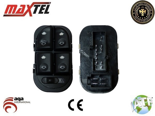 MAXTEL 18202035 | Cam Anahtarı Ön Sol Mondeo 97 01 4 Cam 14 Fişli
