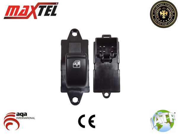 MAXTEL 182 03 011 | Cam Kaldırma Anahtarı Sağ 6 Pin Tekli Daewoo Nubira II 97-03