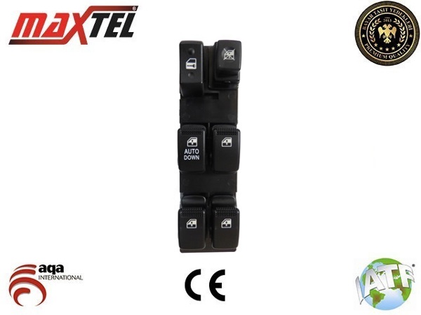MAXTEL 18203023 | Cam Açma Kapama Anahtarı Sol Dörtlü Tucson 06 > 09 Sportage 04 > 09