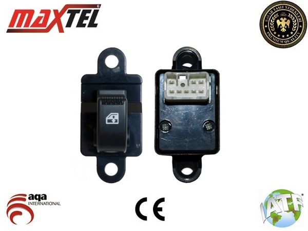 MAXTEL 182 03 030 | Cam Kaldırma Anahtarı Sağ 8 Fişli Hyundai Atos 98= > , Getz 02-05, Kia Picanto 04= >