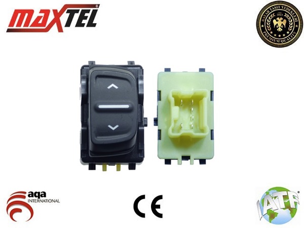 MAXTEL 182 04 984 | Cam Kaldırma Anahtarı Krem Renault Logan II 12>, Sandero II 12>, Dacia Logan I MCV 07-12