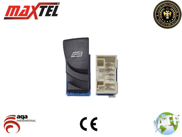 MAXTEL 18205041 | Cam Düğmesi Sol Beyaz Kasasız Ducato II Boxer II (6 Fişli)