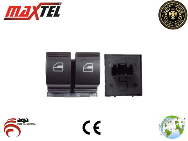 MAXTEL 18206003 | Cam Açma Kapama Anahtarı Sol İkili Amarok Caddy Golf Ibiza Leon Passat Polo Touareg