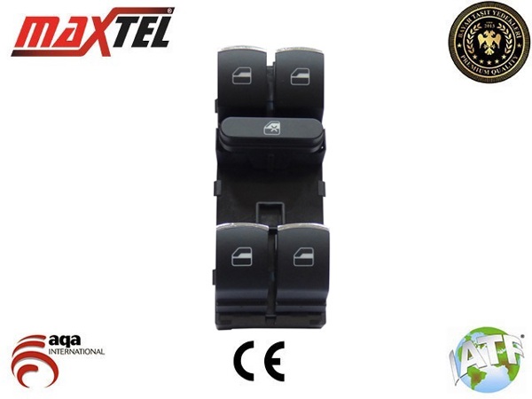 MAXTEL 18206027 | Cam Düğmesi Ön Sol Golf VI VII Passat Tiguan Touareg (10 Fıs