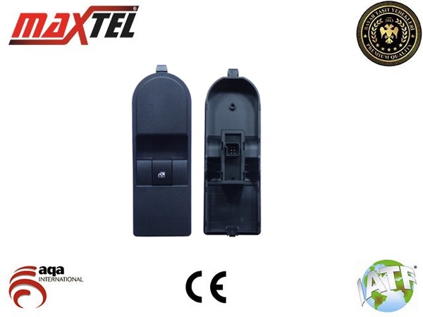 MAXTEL 182 07 448 | Cam Kaldırma Anahtarı Sağ Siyah Opel Astra H 03-14