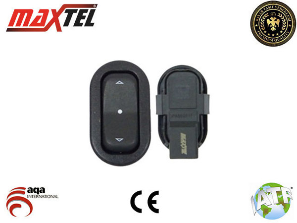MAXTEL 182 07 571 | Cam Kaldırma Anahtarı Ön Sağ 4 Pin Siyah Opel Astra G 98-09, Zafira A 99-05