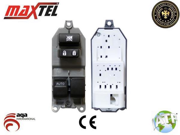 MAXTEL 18210199 | Cam Açma Kapama Anahtarı Sol Toyota Corolla 07-10-Yaris 07-12 10 Pin Çiftli