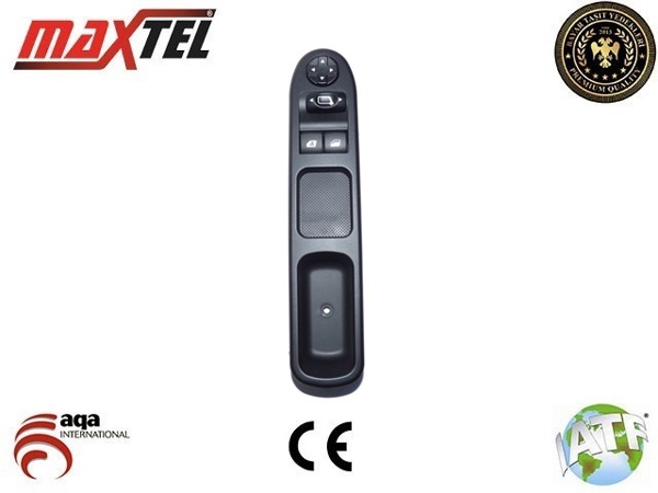 MAXTEL 182 11 019 | Cam Kaldırma Anahtarı Ön Sol 13 Fişli Peugeot 207 06-12