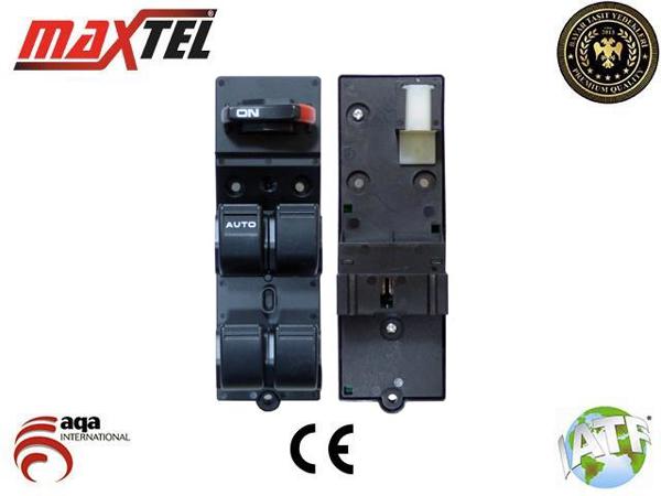 MAXTEL 18212001 | Cam Açma Kapama Anahtarı Civic 96 00 Sol Dörtlü 17 Pin (35750-S04-A112zb)