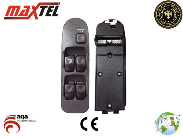 MAXTEL 182 14 006 | Cam Kaldırma Anahtarı Ön Sol 16 Fişli Kasalı Mitsubishi Carisma 95= >