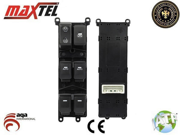 MAXTEL 182 16 013 | Cam Kaldırma Anahtarı Ön Sol 18 Fişli Kia Cerato III (Yd) (13 -)