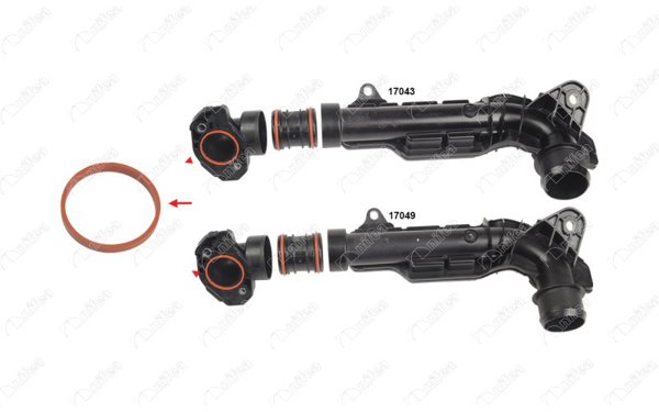 NIFEA 17052 *5 | Turbo Hava Hortumu Contası (Plastik Boru Hariç) 2008 I-II-208 I-II-3008-301-308 II-5008-508-Expert I | 5 Adet